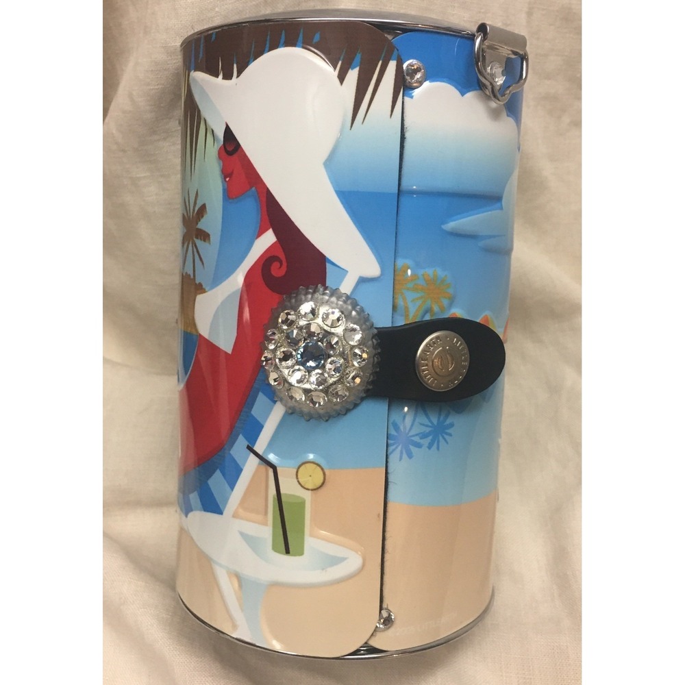 Littlearth (Rare)Sand n Sun A Road Flair Swarovski,Spring Break,‎ Beach Purse